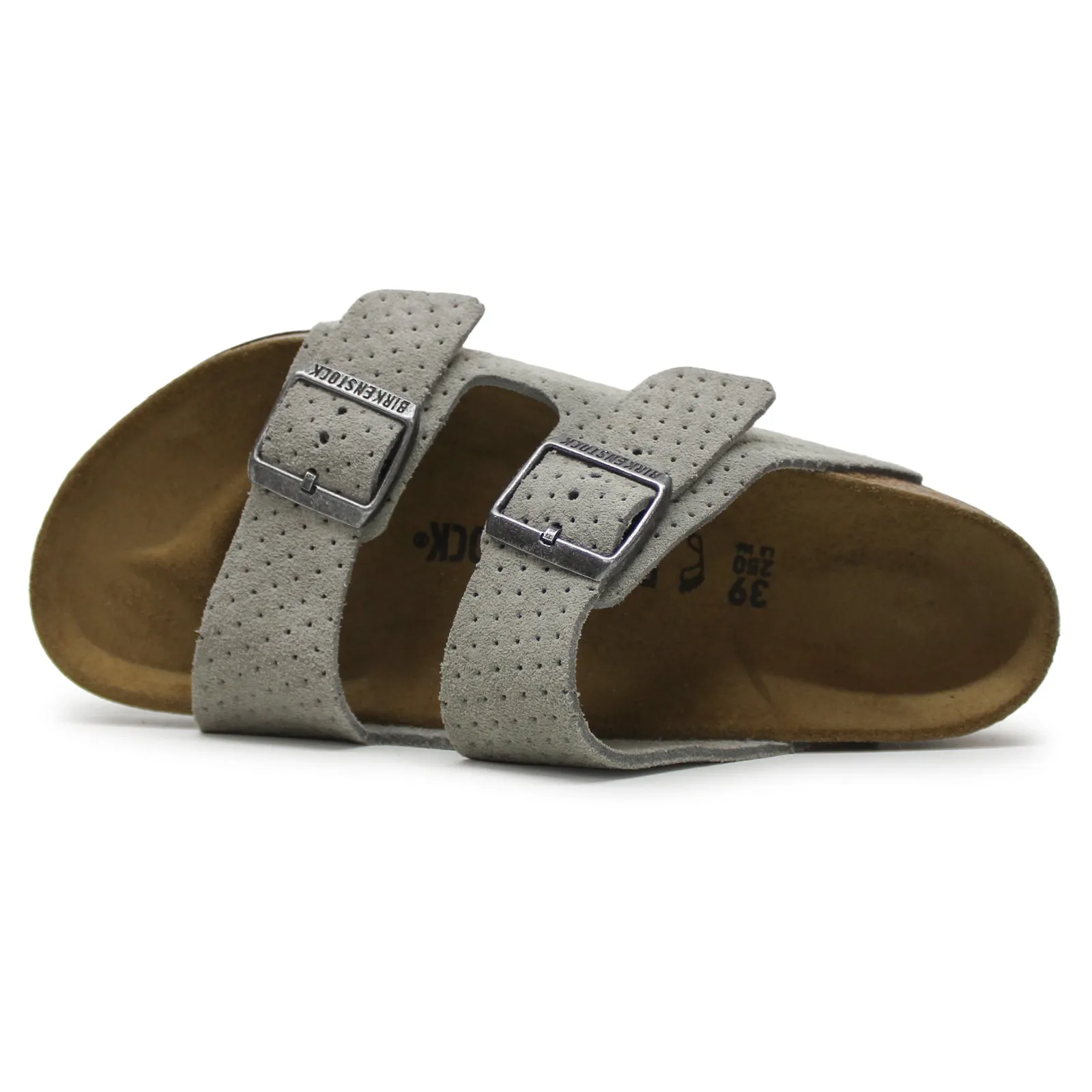 Birkenstock Arizona BS Suede Embossed Unisex Slides Sandals