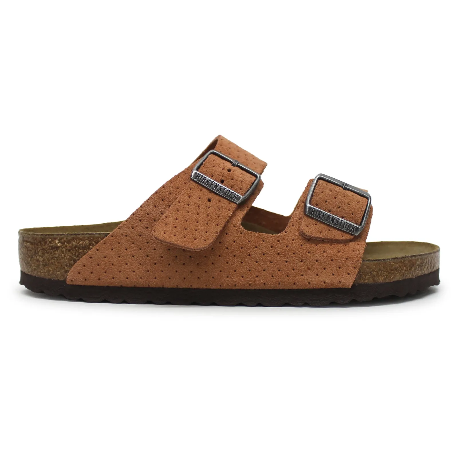 Birkenstock Arizona BS Suede Embossed Unisex Slides Sandals
