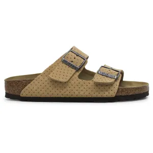 Birkenstock Arizona BS Suede Embossed Unisex Slides Sandals