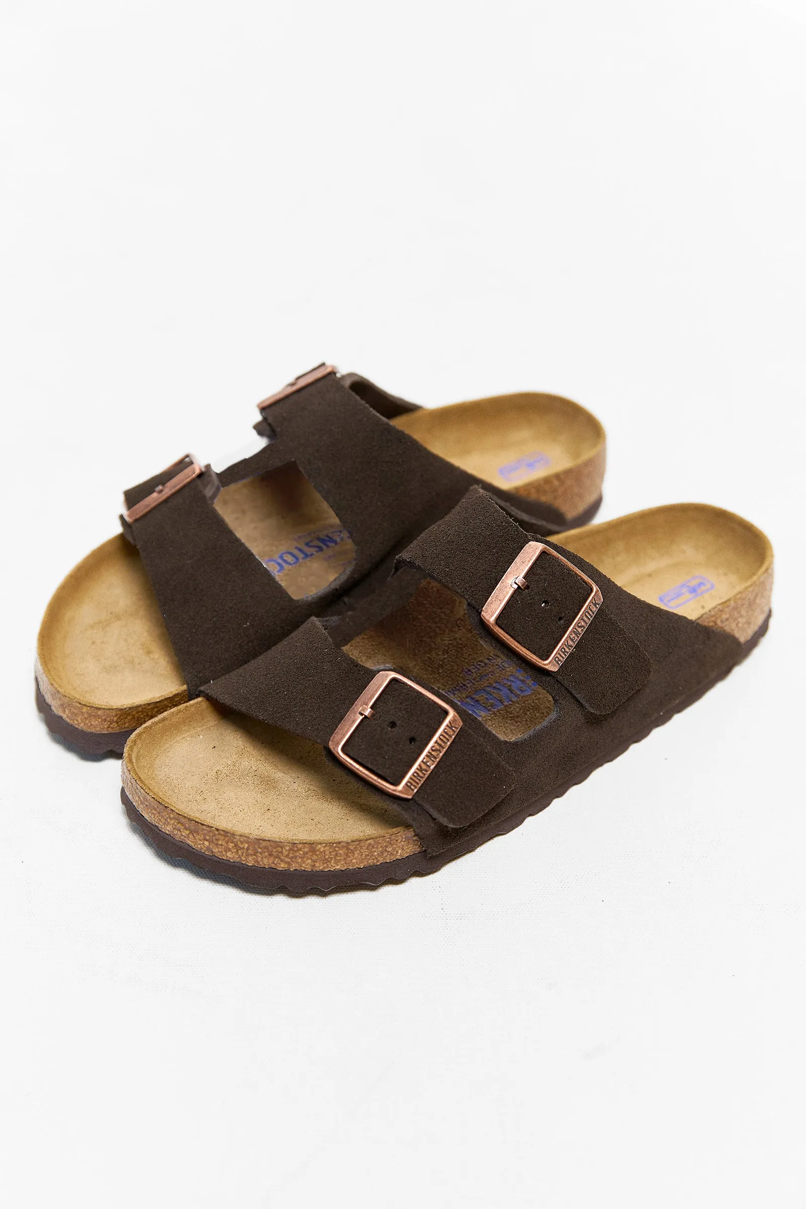 birkenstock arizona mocca suede leather