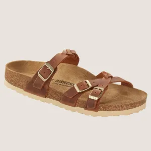Birkenstock Franca Braided Regular (Oiled Leather   Classic Footbed)