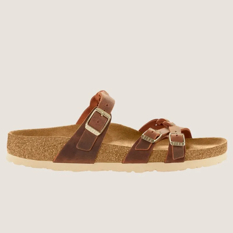 Birkenstock Franca Braided Regular (Oiled Leather   Classic Footbed)