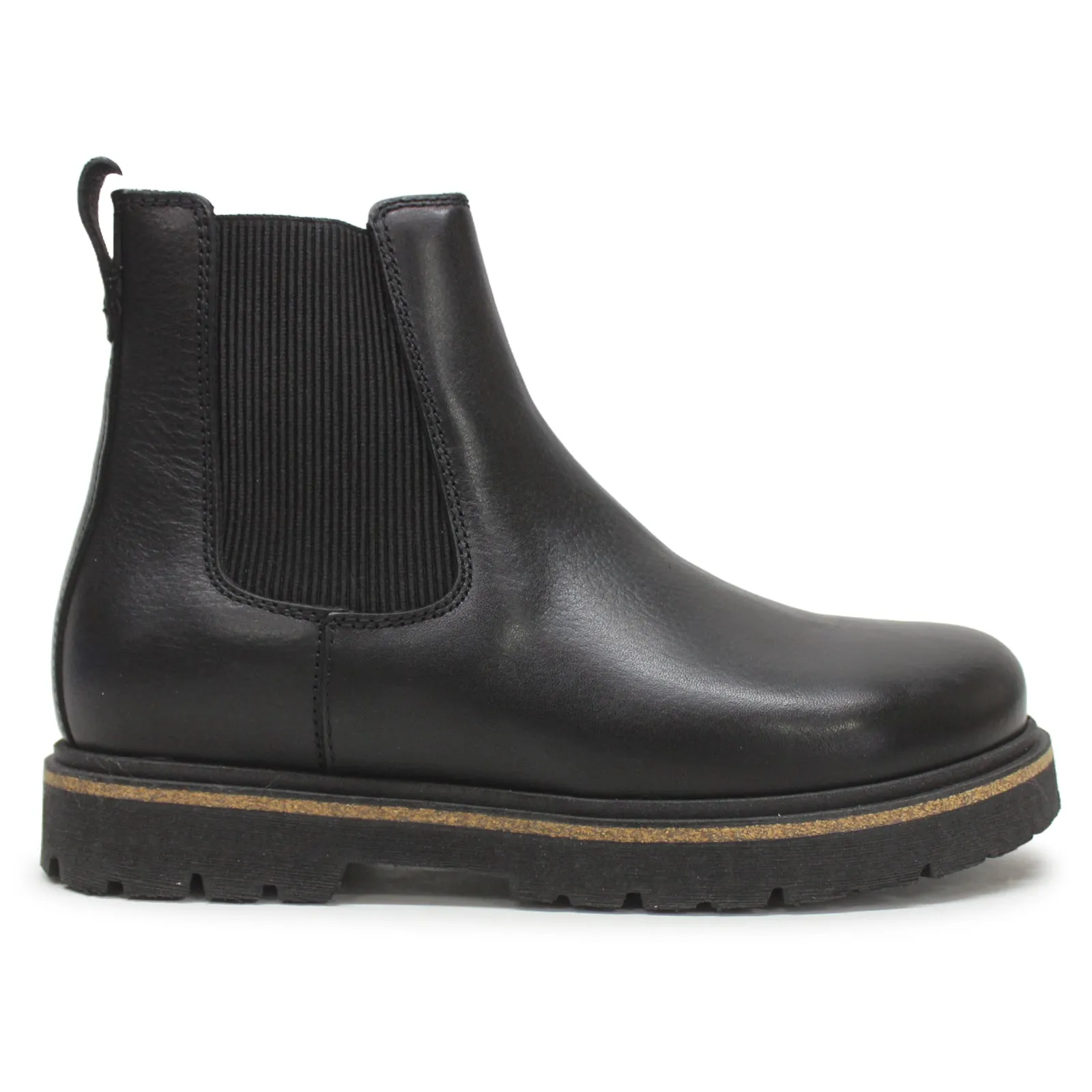 Birkenstock Highwood Slip On Mid Natural Leather Women's Chelsea Boots
