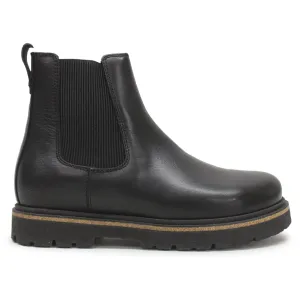 Birkenstock Highwood Slip On Mid Natural Leather Women's Chelsea Boots