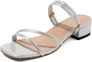 Block Heels for womens 2025 - Stylish Short Strappy Heels with Anti-Slip and Wear-Resistant Design, Perfect for Weddings and Special Occasions