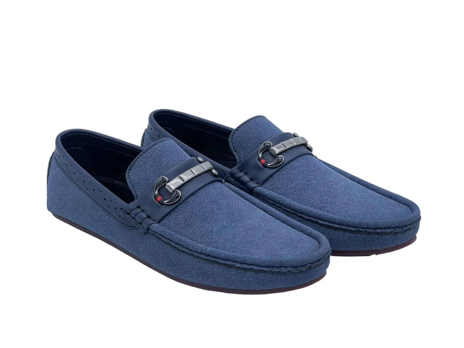 Blue Suede Men Loafer