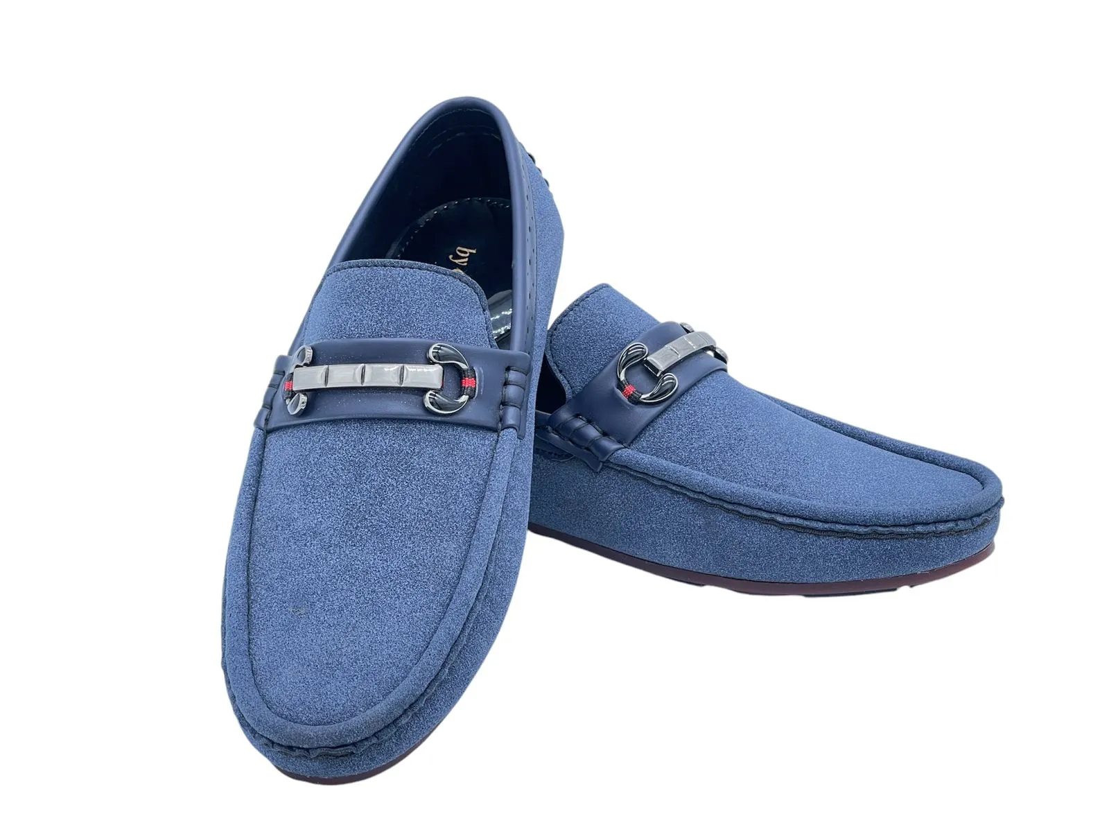 Blue Suede Men Loafer