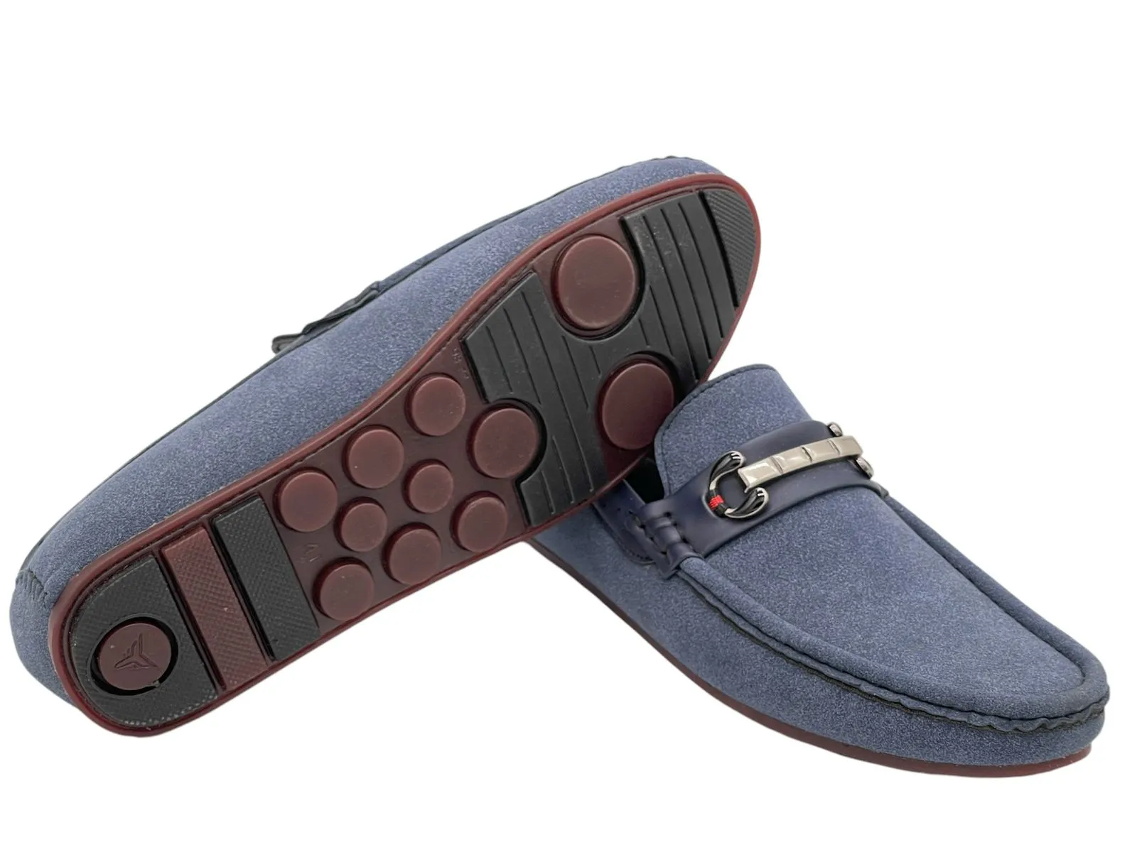Blue Suede Men Loafer