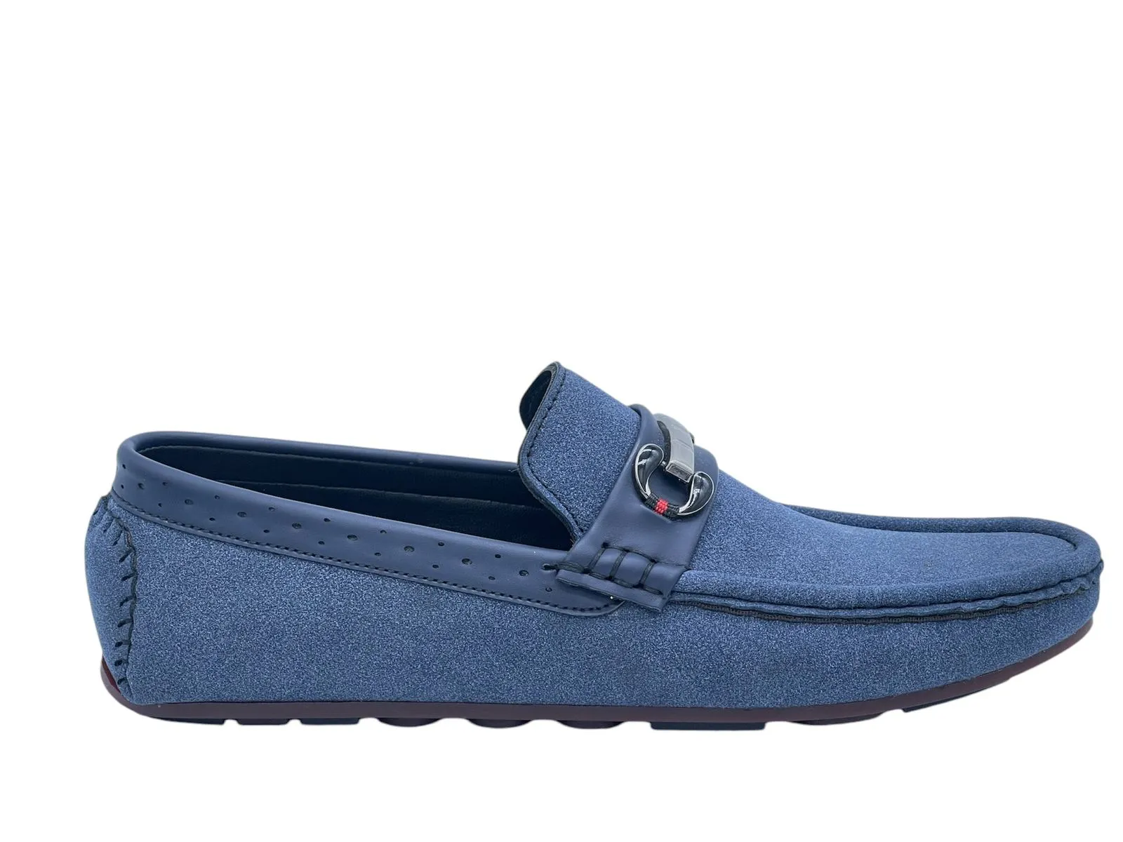 Blue Suede Men Loafer