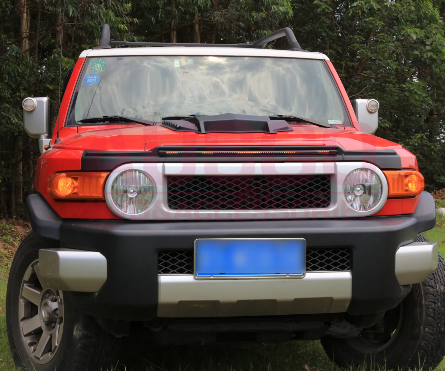 Bonnet Protector with LED Light  for Toyota FJ Cruiser 2011-2019