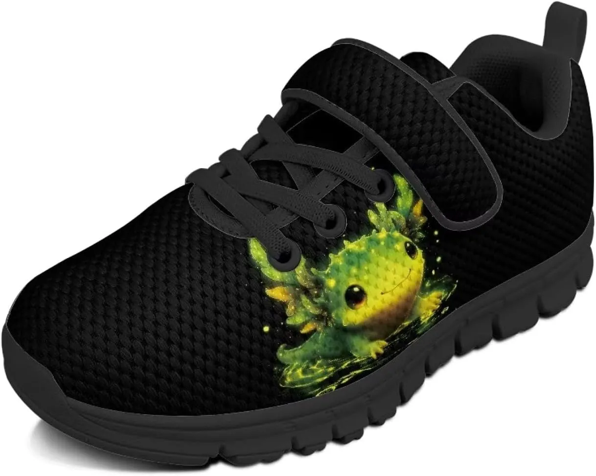 Boys Tennis Shoes Cute Animal Sneakers for Kids Slip On School Shoes
