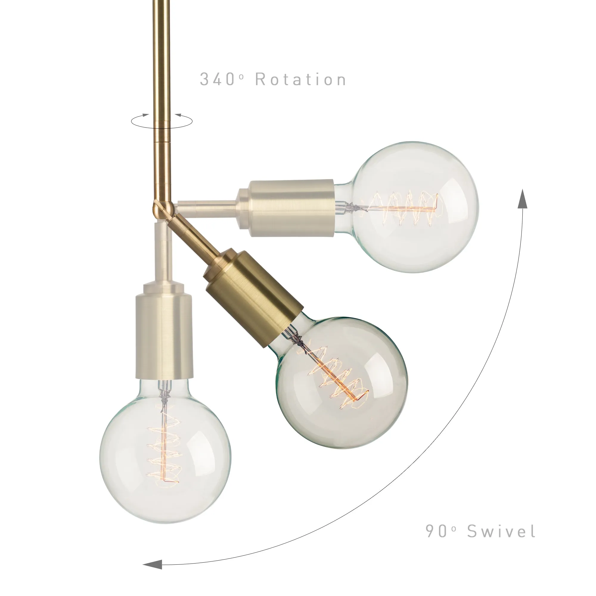 Brass Winston Ceiling Pendant