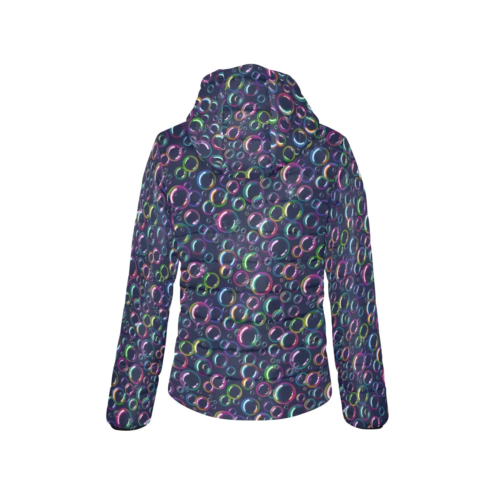 Bubble Navy - Women's Padded Cozy Jacket