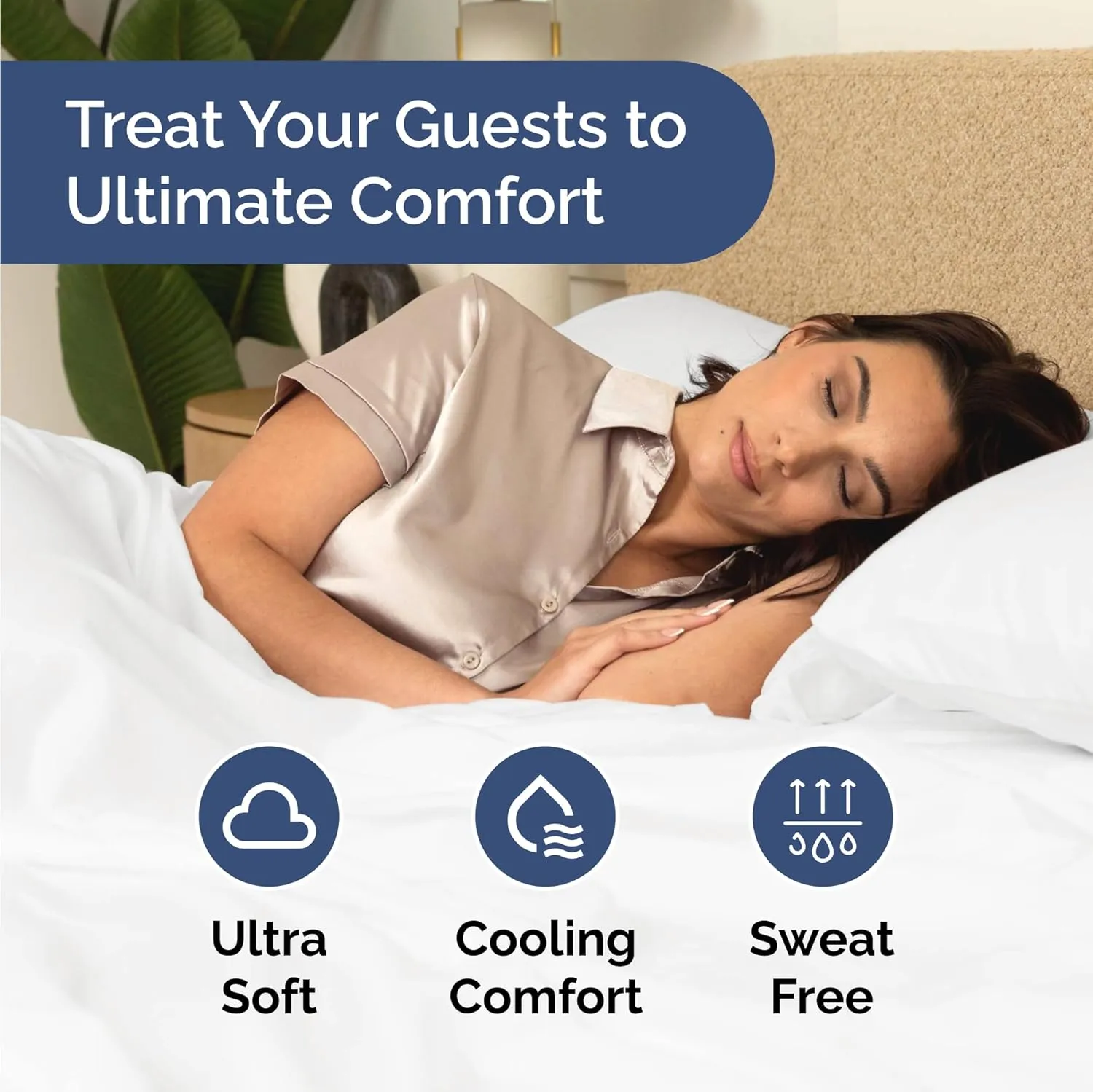 Bulk Case Pack of 12 Sheet Sets - (12) Complete Sheet Sets - Bulk King Bedding - Wholesale Case Pack for Hotels, Spa & Airbnbs - Deep Pocket, Fade & Wrinkle Free - Cooling & Breathable - King, White