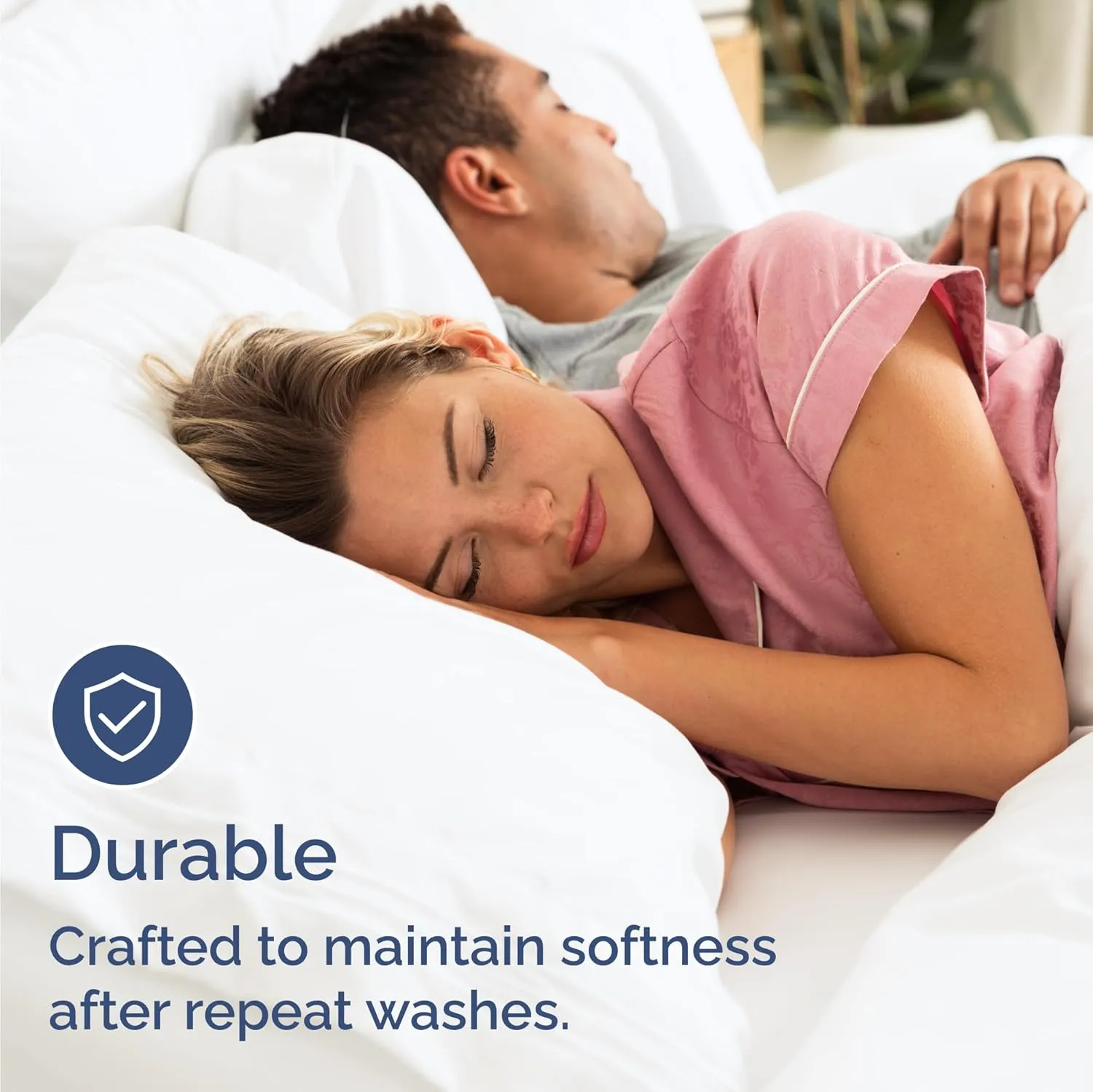 Bulk Case Pack of 12 Sheet Sets - (12) Complete Sheet Sets - Bulk King Bedding - Wholesale Case Pack for Hotels, Spa & Airbnbs - Deep Pocket, Fade & Wrinkle Free - Cooling & Breathable - King, White