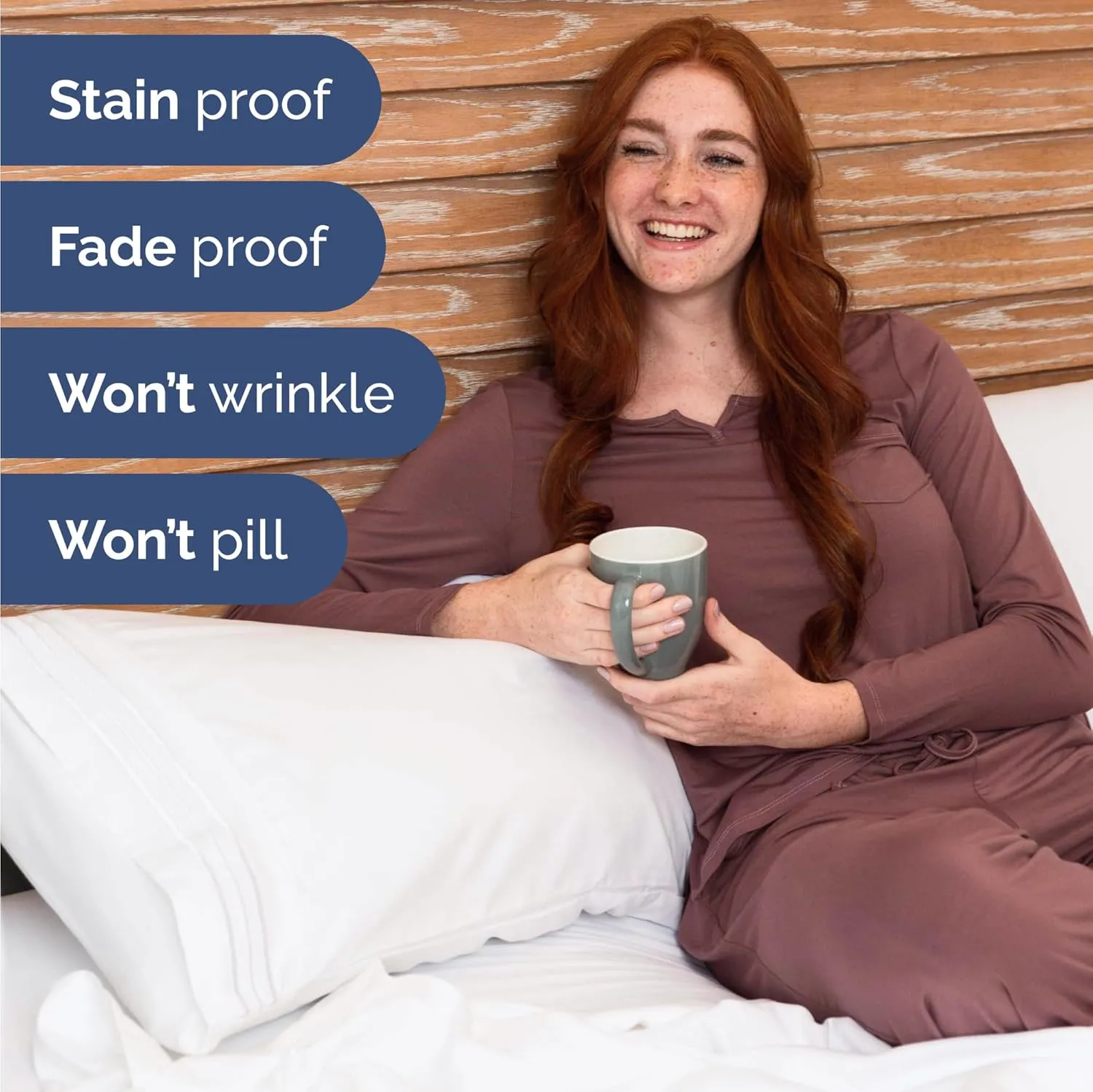 Bulk Case Pack of 12 Sheet Sets - (12) Complete Sheet Sets - Bulk King Bedding - Wholesale Case Pack for Hotels, Spa & Airbnbs - Deep Pocket, Fade & Wrinkle Free - Cooling & Breathable - King, White