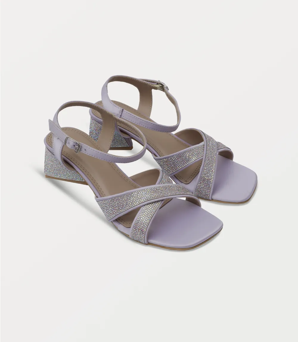 BW10413-LILAC-Women Sandal Heels