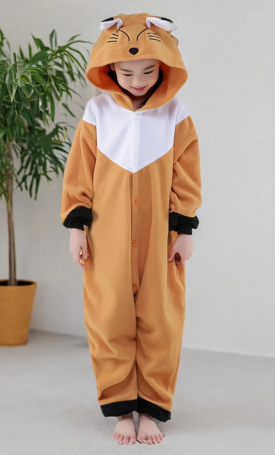 CANASOUR Unisex Halloween Kids Animal Onesie For Girls Anime Cosplay Costume Party Cosplay Pajamas