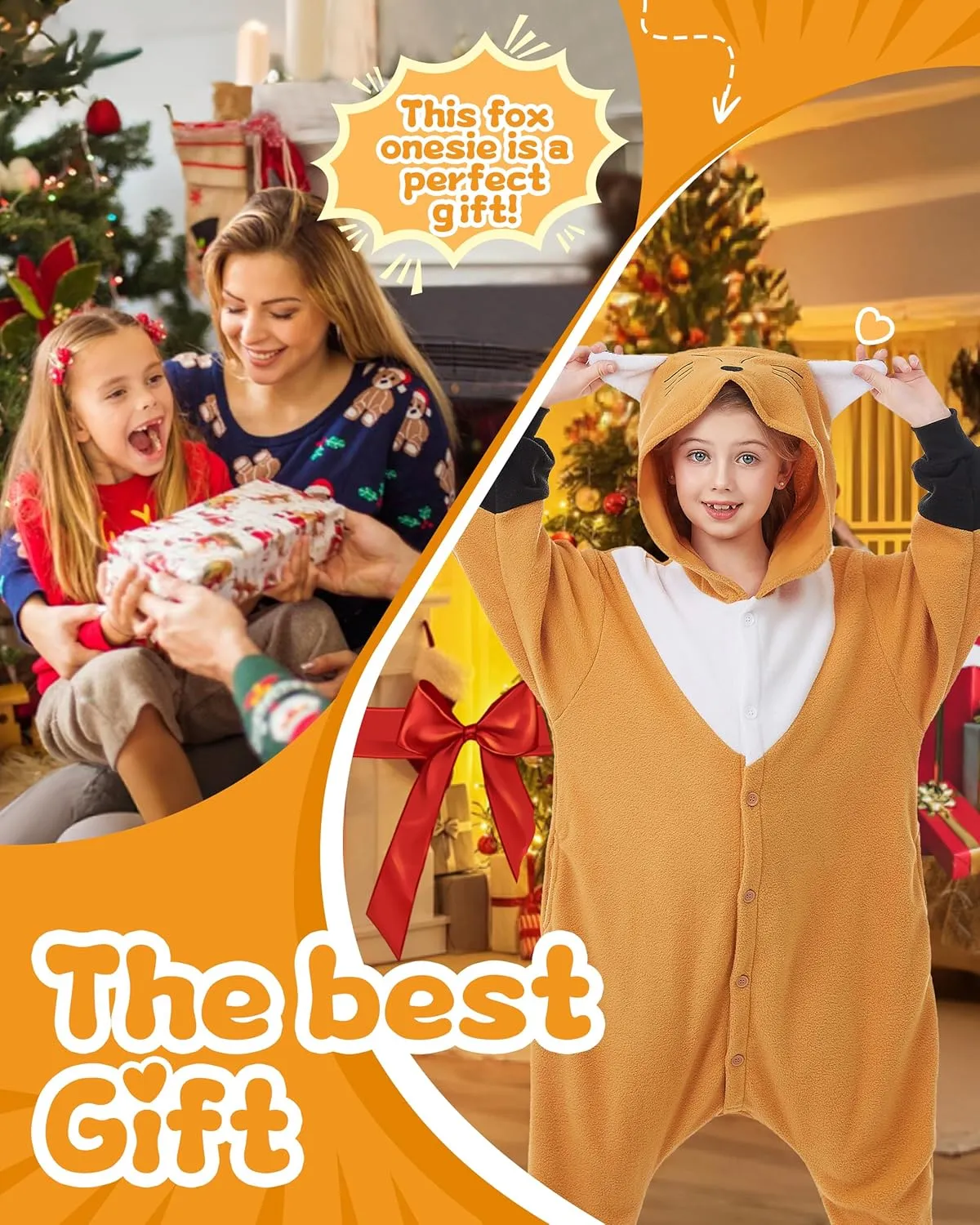 CANASOUR Unisex Halloween Kids Animal Onesie For Girls Anime Cosplay Costume Party Cosplay Pajamas