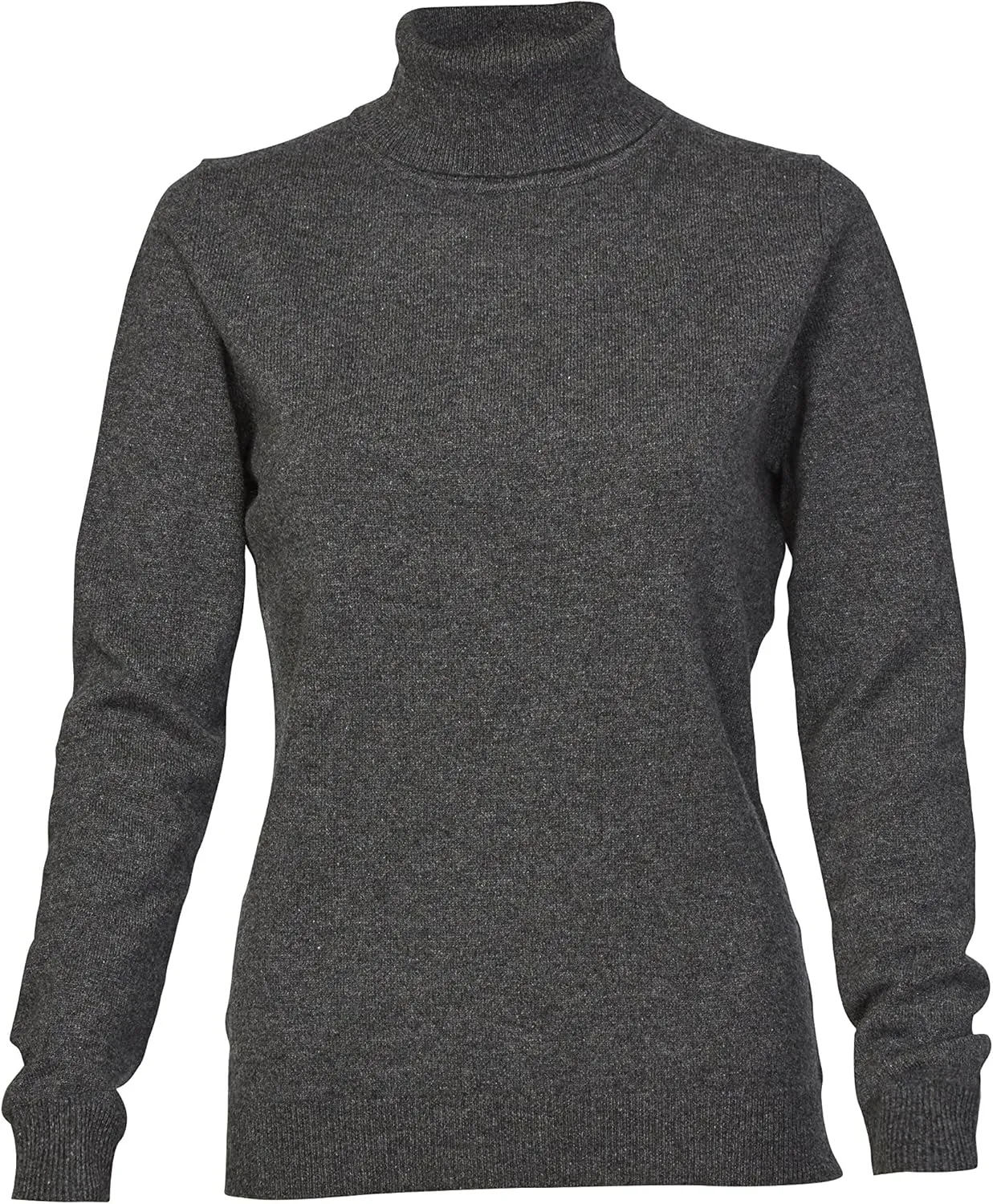 Cashmere Boutique 100% Pure Cashmere Turtleneck Sweater Women - Pullover, Slim Fit, Soft and Warm Long Sleeve Sweater