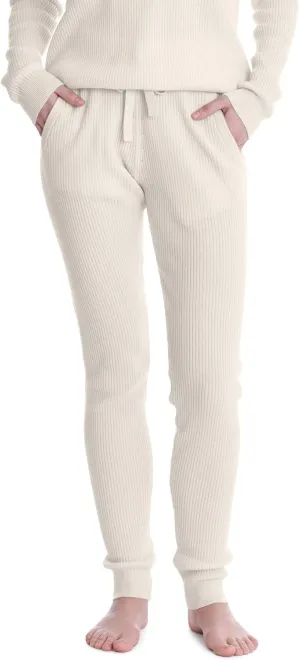 Cashmeren Women’s Ribbed Loungewear Set 100% Pure Cashmere Long Sleeve Sweater and Joggers (Tops and Bottoms Sold Separately)