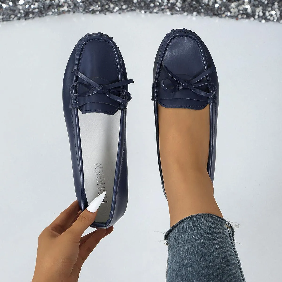 Casual Bowknot Flat Shoes