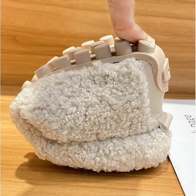 Charlotte - Warm slip-on shoes with fleece lining