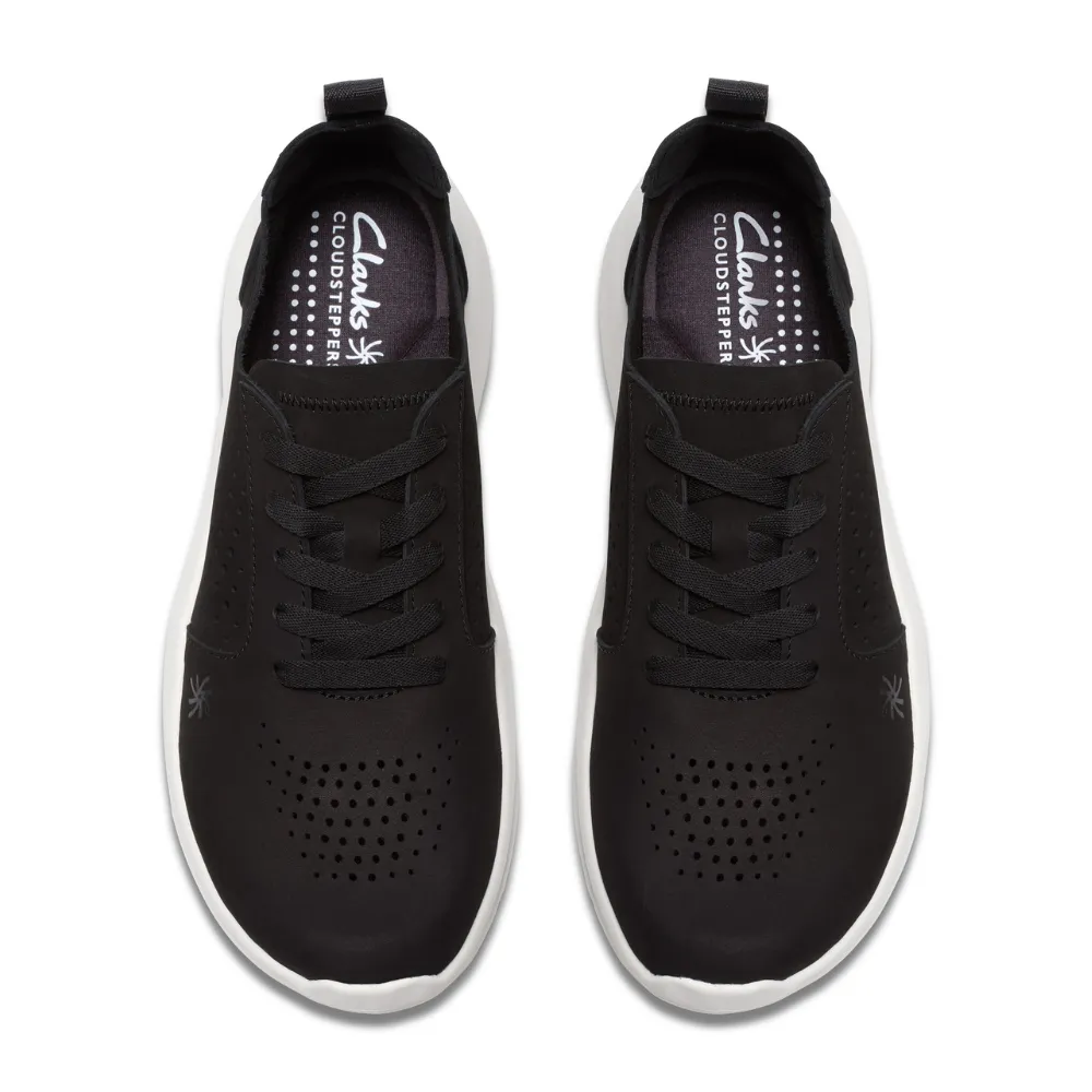 Clarks Solevana Style Black Sneaker (Women's)