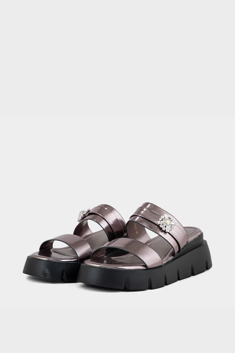 Comfort Slip On IK0070-Gun Metallic
