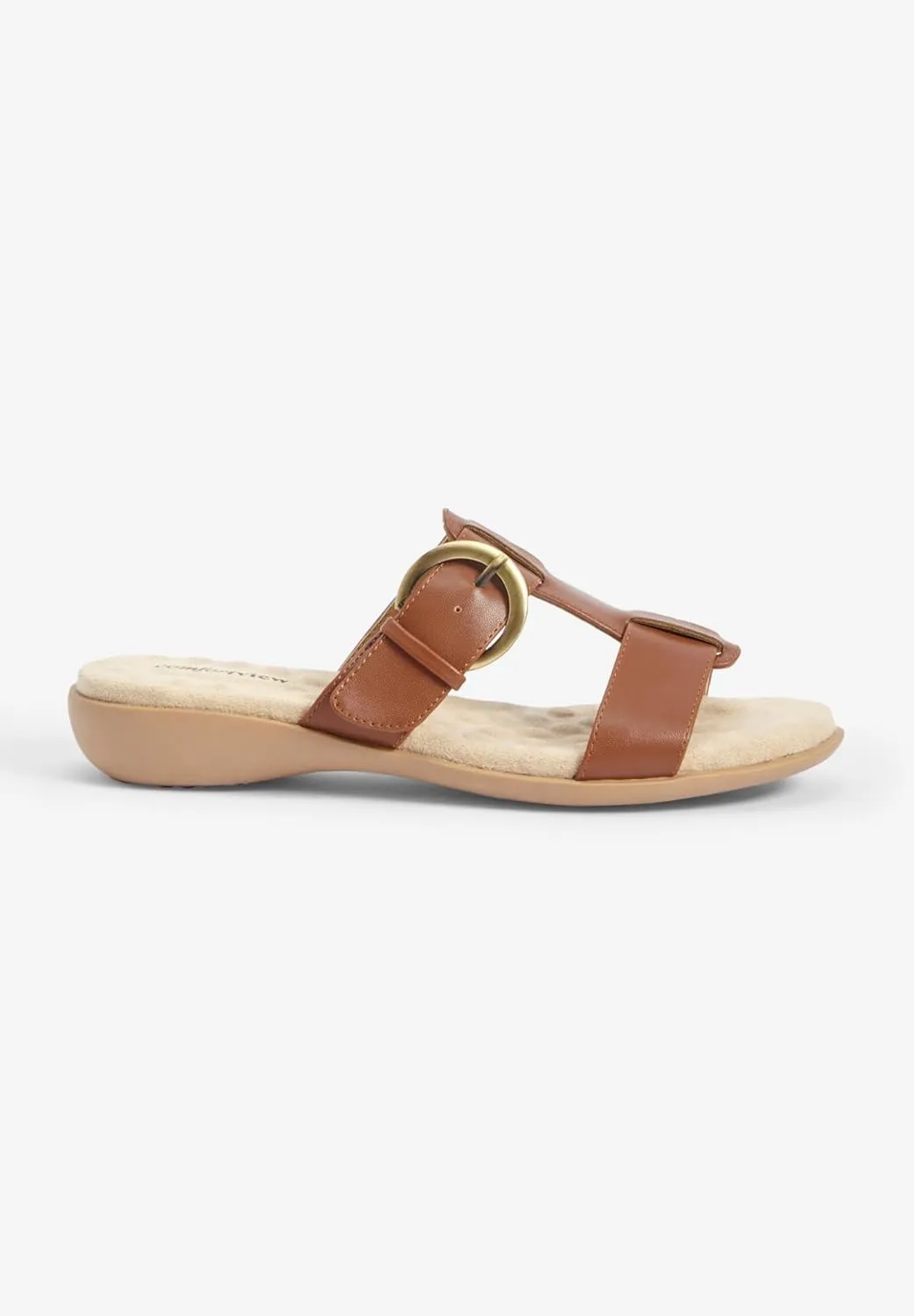 Comfortview Women's The Dawn Slip On Sandal (Wide Widths Available)