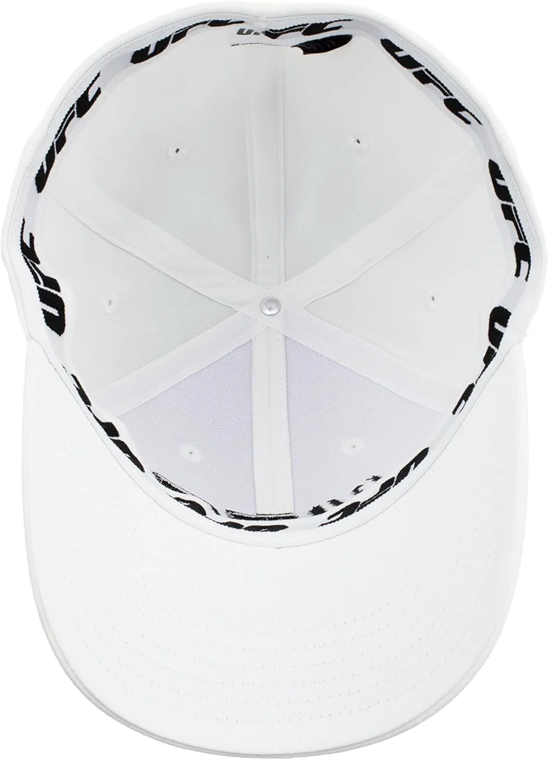 Concept One UFC Baseball Hat, 6 Panel Adult Flex Fit Active Sport Cap with Curved Brim