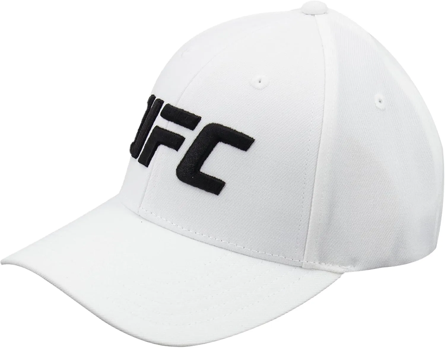 Concept One UFC Baseball Hat, 6 Panel Adult Flex Fit Active Sport Cap with Curved Brim