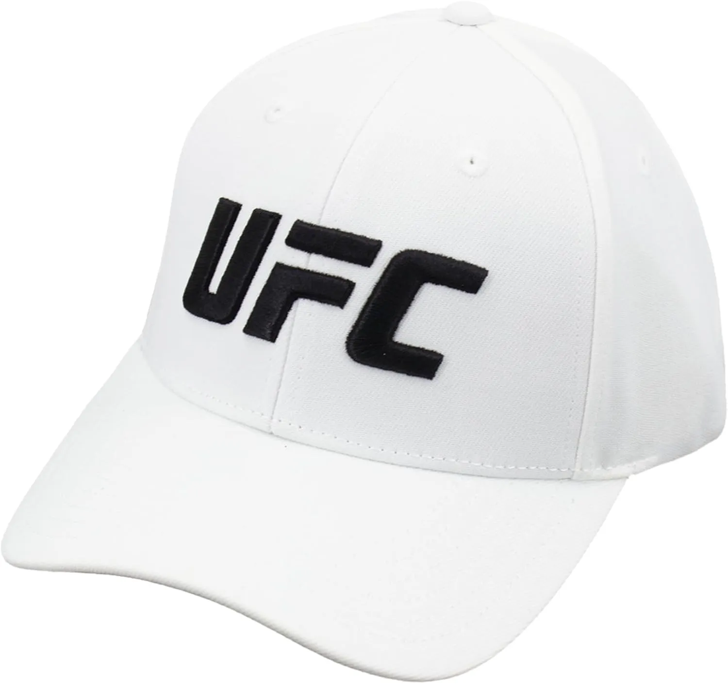 Concept One UFC Baseball Hat, 6 Panel Adult Flex Fit Active Sport Cap with Curved Brim