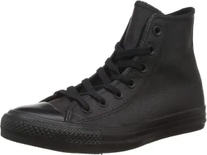 Converse Chuck Taylor All Star HI Men's Shoe Black Mono 135251c (4.5 D(M) US)