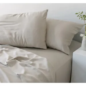 Cozy Earth Driftwood Bamboo Sheet Set Available in Queen and King Sizes