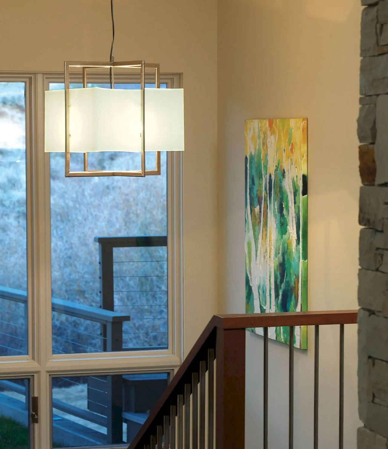 Cube Chandelier Flat Box
