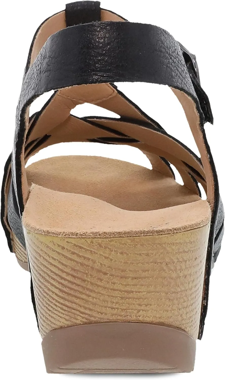 Dansko Tinley Fisherman Wedge Sandal for Women - Cushioned, Contoured Footbed for All-Day Comfort and Support - Adjustable Hook & Loop Straps with Buckle Detail