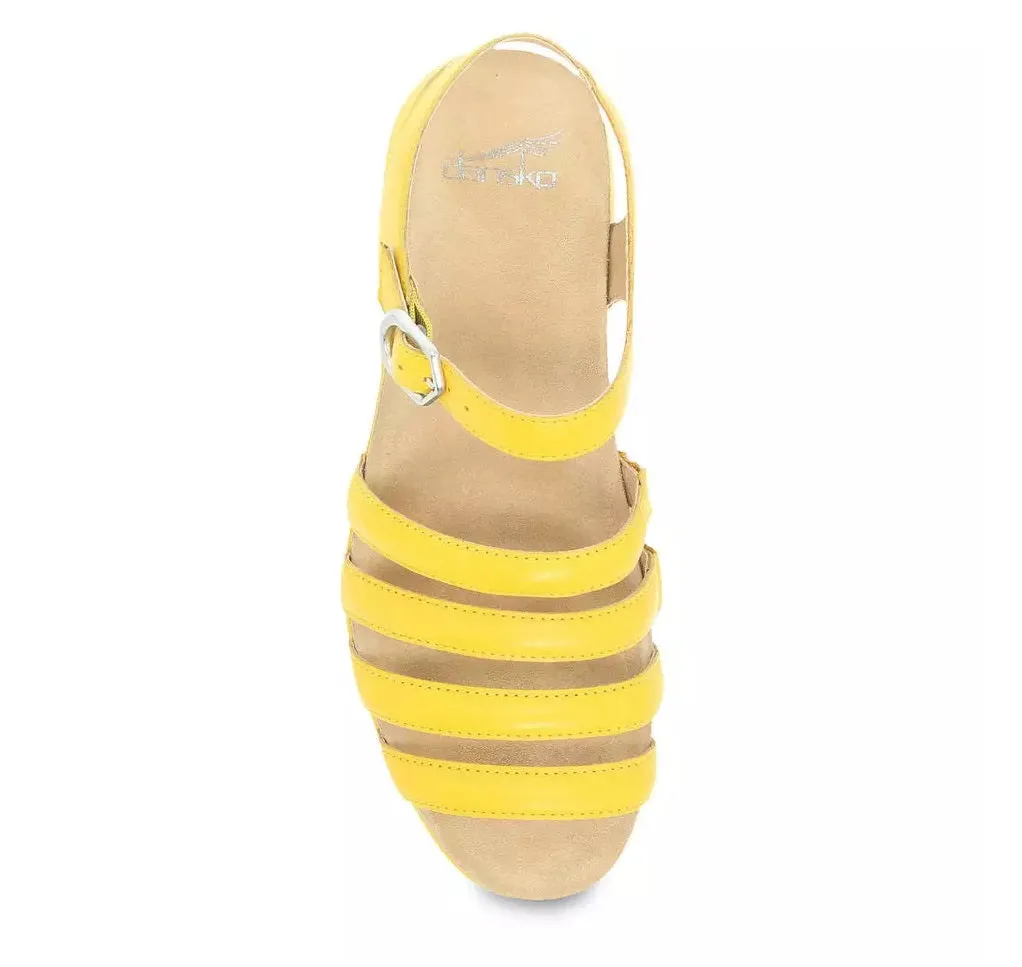 Dansko Women's Roxie Yellow Nappa 7186171700