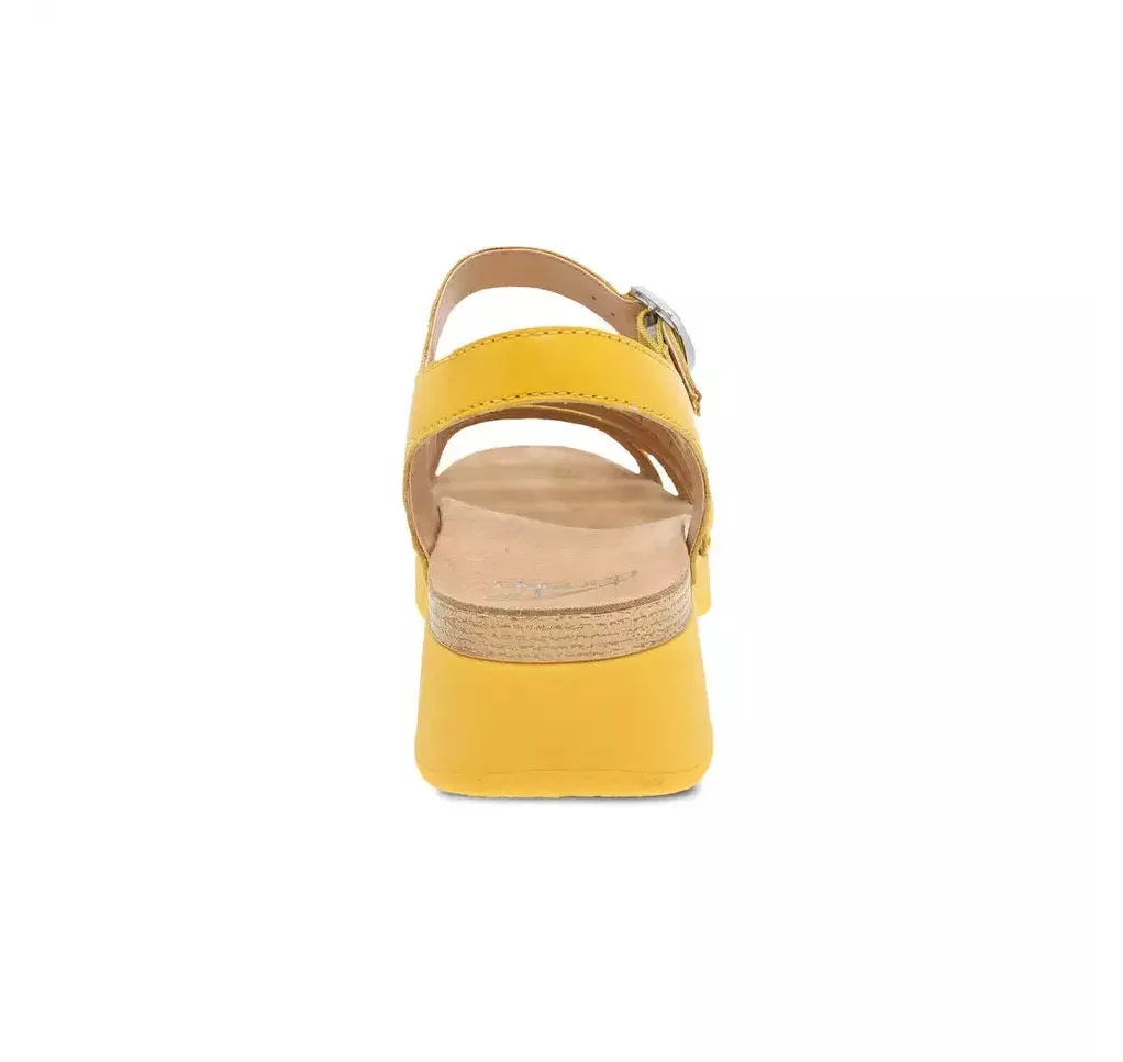 Dansko Women's Roxie Yellow Nappa 7186171700