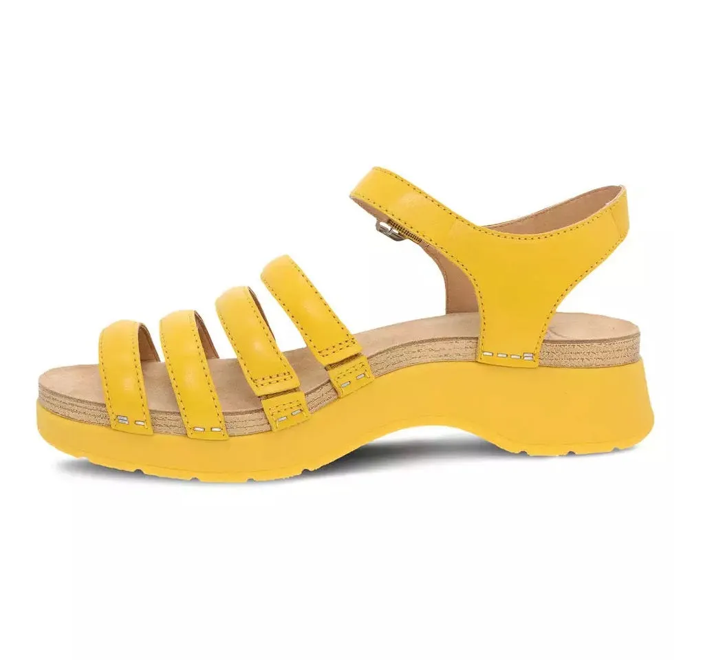 Dansko Women's Roxie Yellow Nappa 7186171700