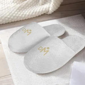 DM Classic Cotton Slippers White