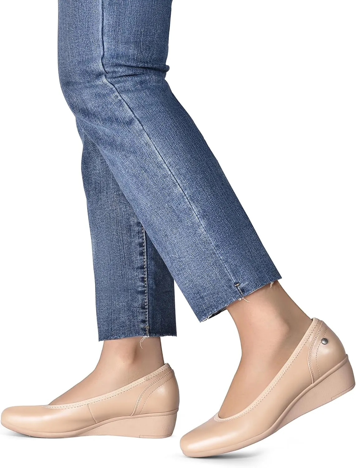 DREAM PAIRS Women's Wedge Shoes Closed Toe Low Heel Pumps Comfotable Dress Shoes