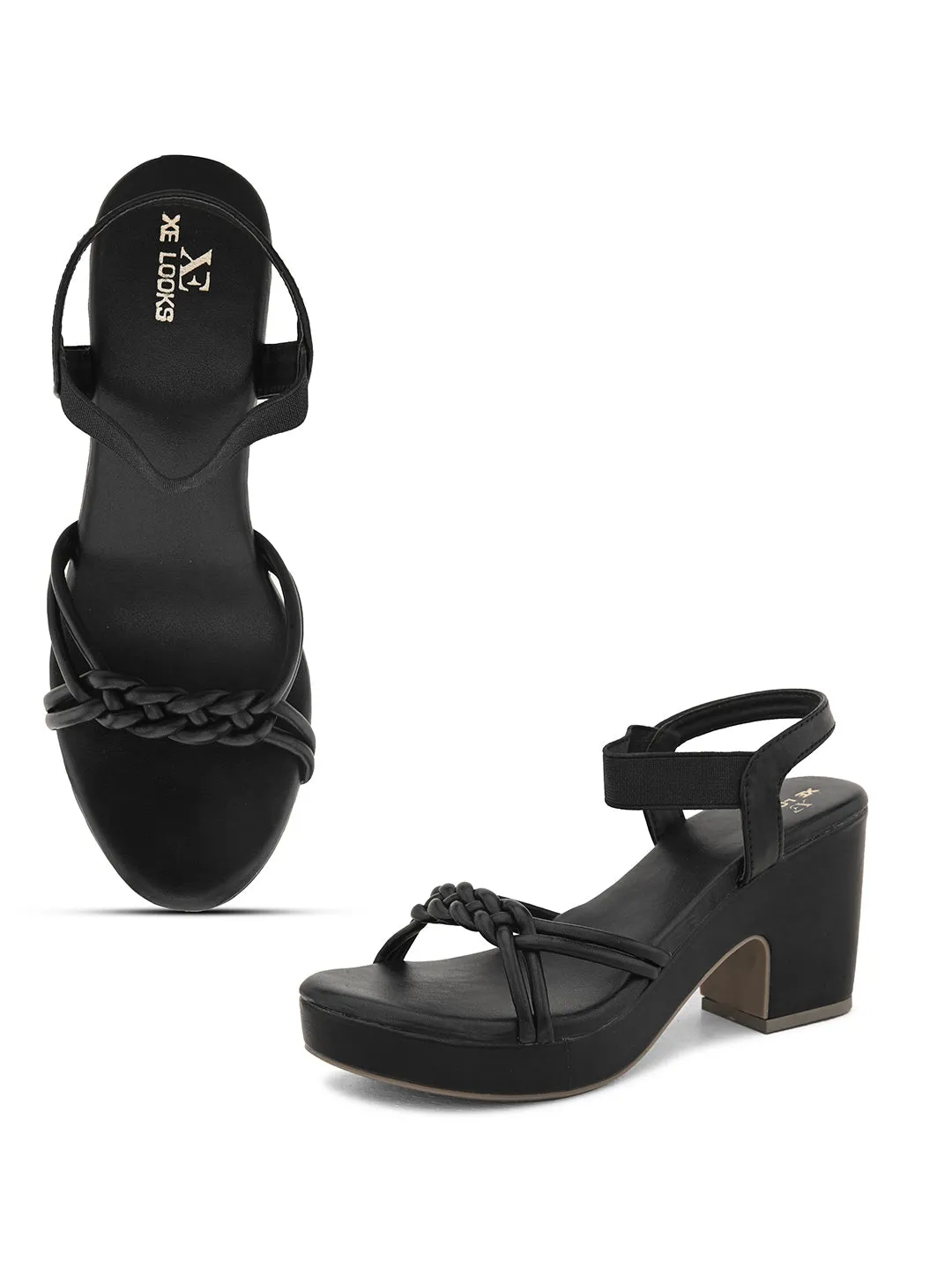 Elegant & Ankle straps Block Heel Sandals