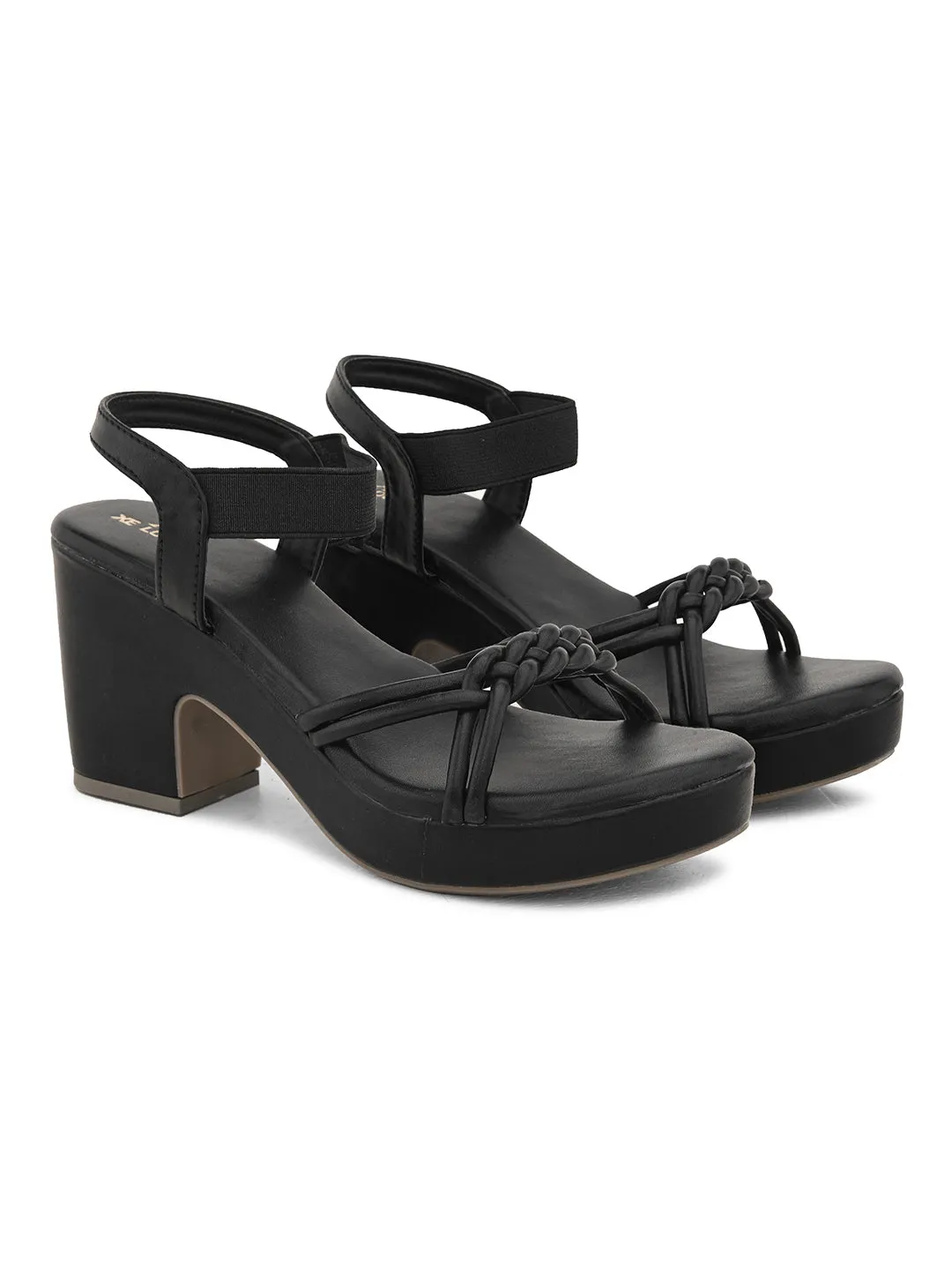 Elegant & Ankle straps Block Heel Sandals