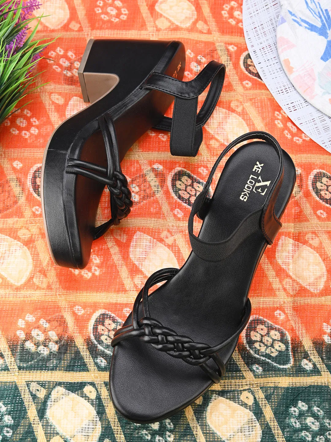 Elegant & Ankle straps Block Heel Sandals