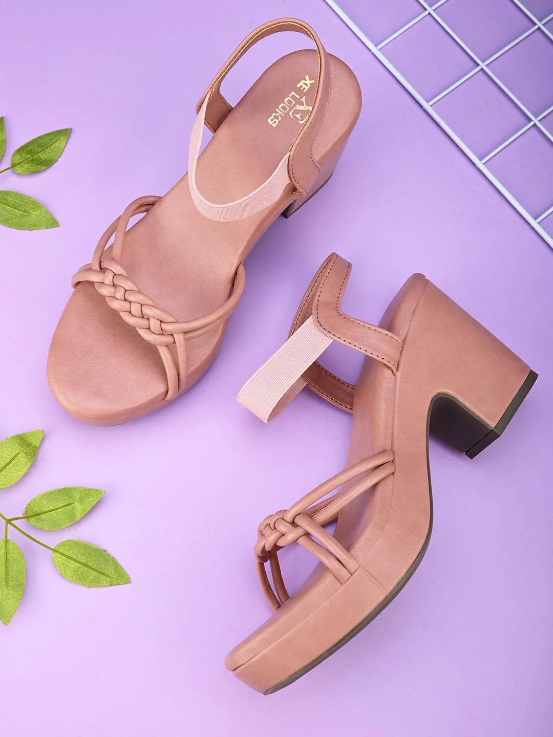 Elegant & Ankle straps Block Heel Sandals