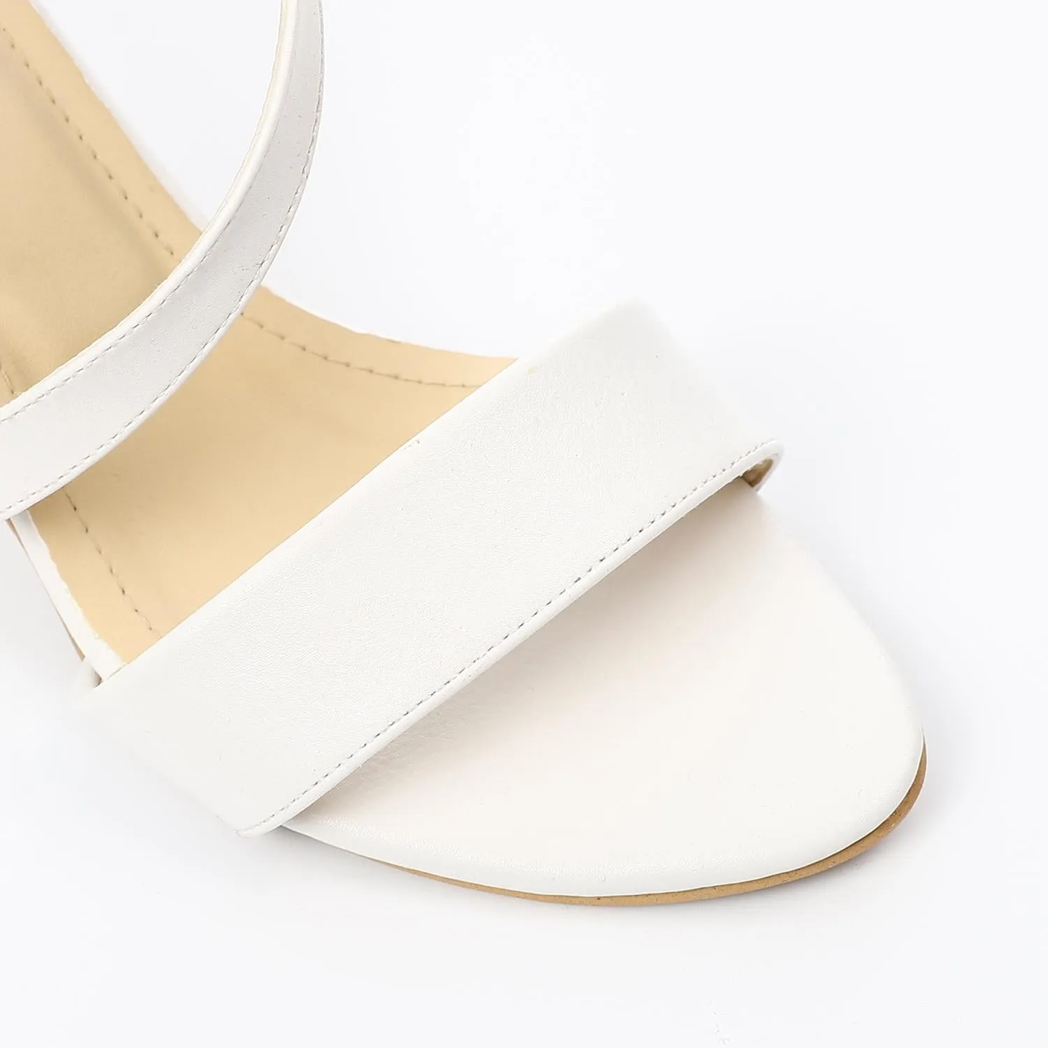 Elegant Leather Heeled Sandal