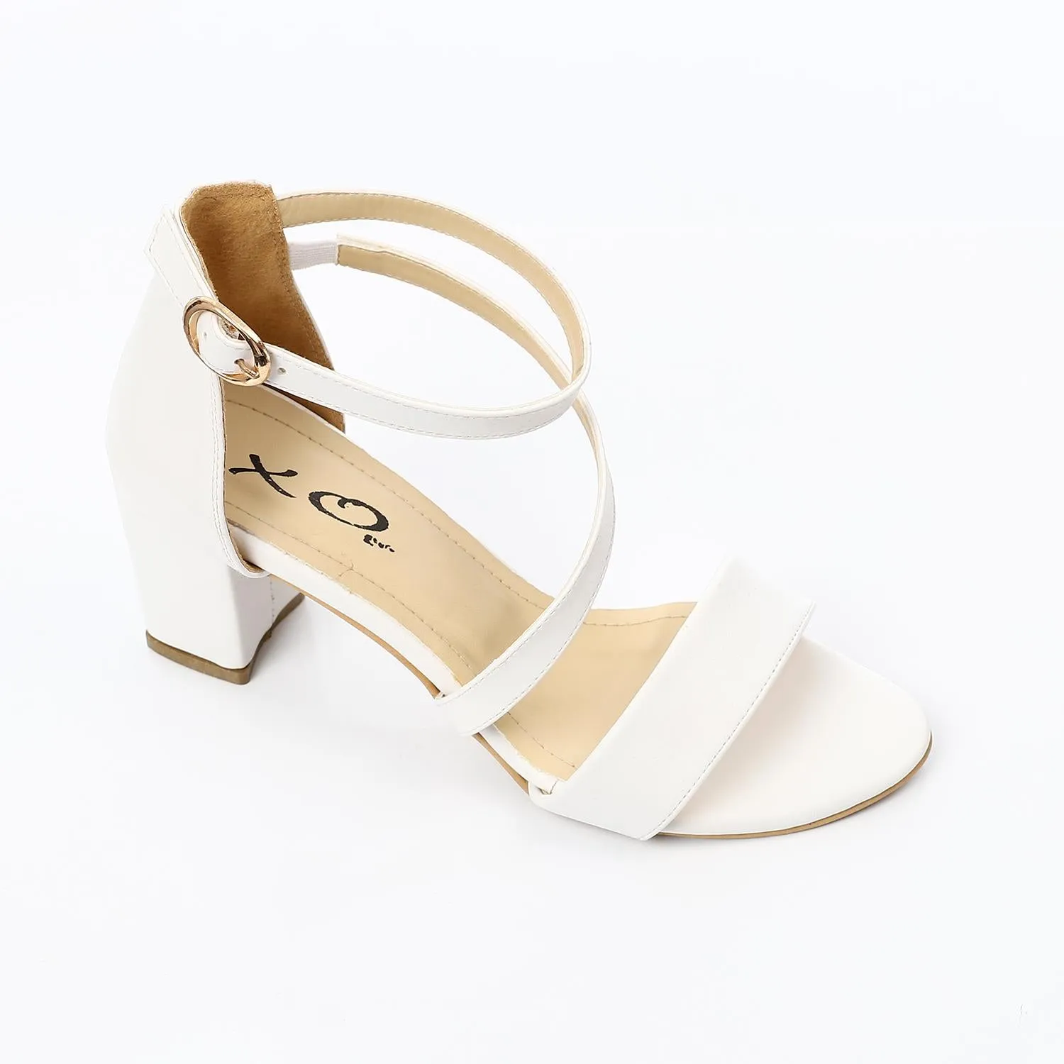 Elegant Leather Heeled Sandal