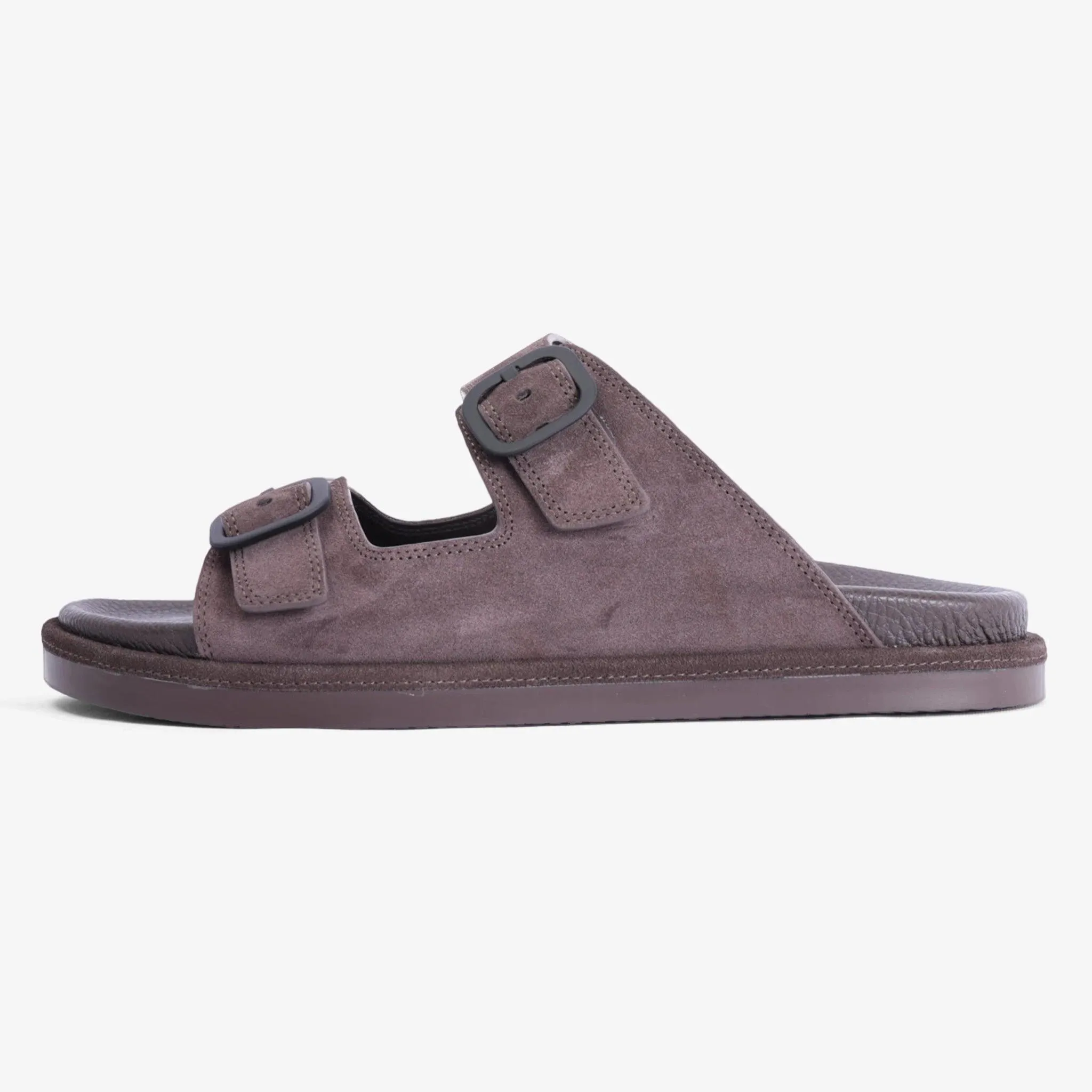 FARADA DOUBLE STRIPPED SUEDE LEATHER ARABIC SANDAL TMH