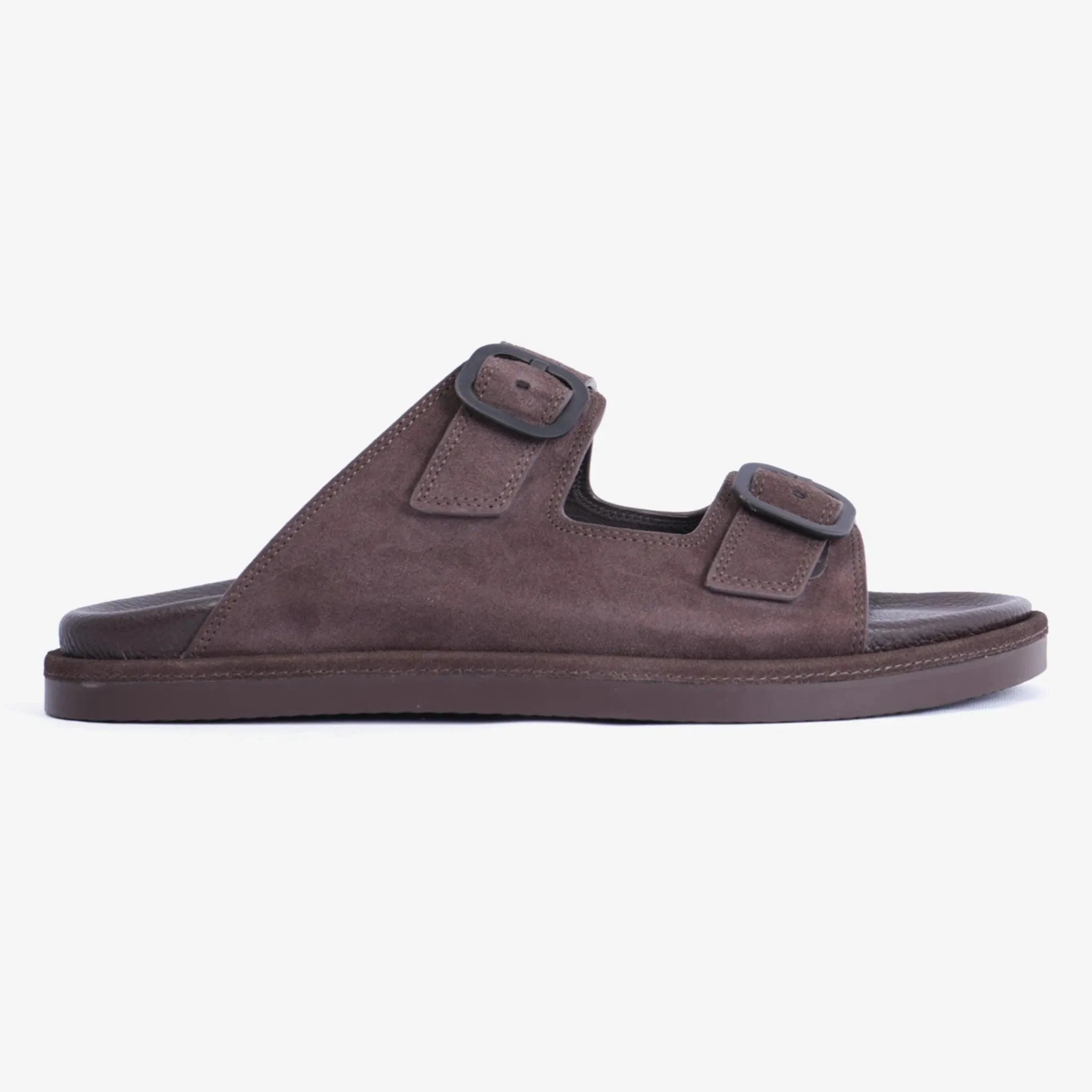FARADA DOUBLE STRIPPED SUEDE LEATHER ARABIC SANDAL TMH
